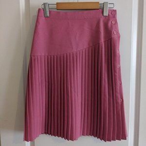 Vintage Pleated Skirt  Pink
